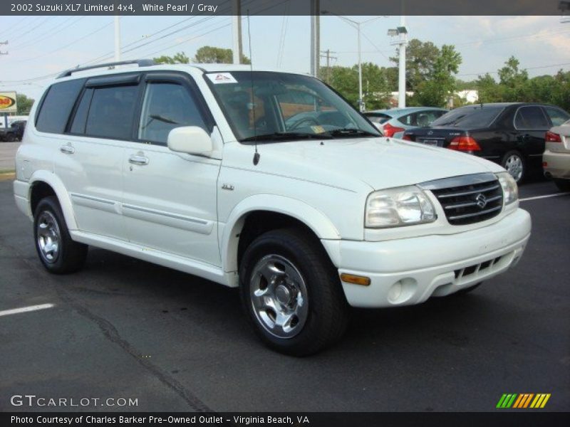 White Pearl / Gray 2002 Suzuki XL7 Limited 4x4