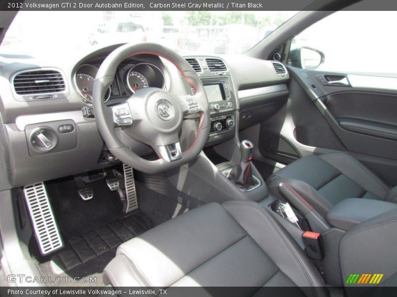 Titan Black Interior - 2012 GTI 2 Door Autobahn Edition 