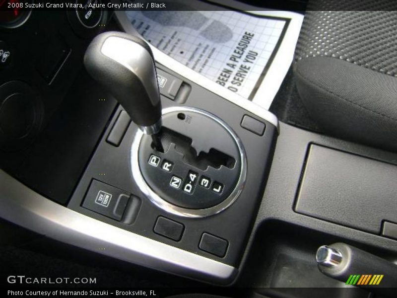 Azure Grey Metallic / Black 2008 Suzuki Grand Vitara