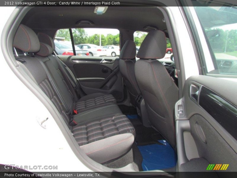 Candy White / Interlagos Plaid Cloth 2012 Volkswagen GTI 4 Door