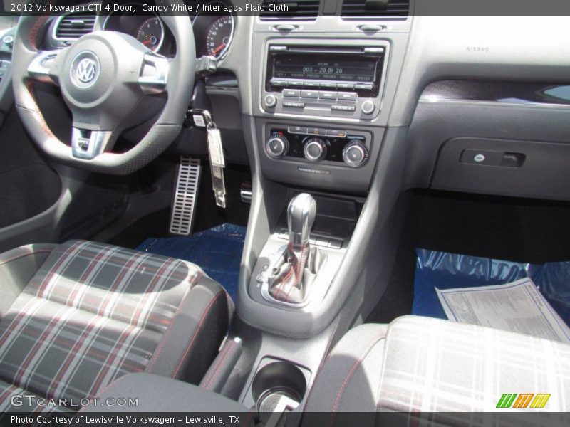 Candy White / Interlagos Plaid Cloth 2012 Volkswagen GTI 4 Door