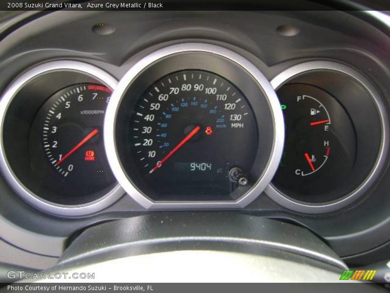 Azure Grey Metallic / Black 2008 Suzuki Grand Vitara