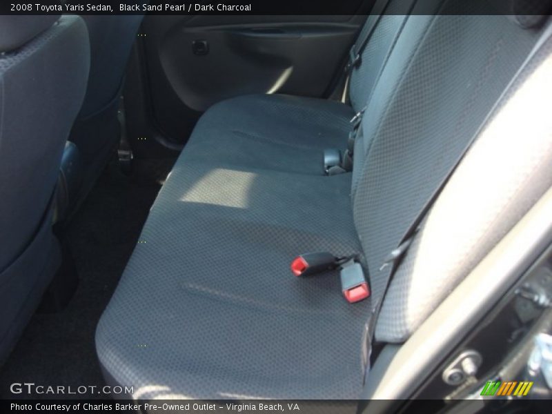 Black Sand Pearl / Dark Charcoal 2008 Toyota Yaris Sedan