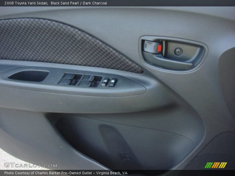 Black Sand Pearl / Dark Charcoal 2008 Toyota Yaris Sedan