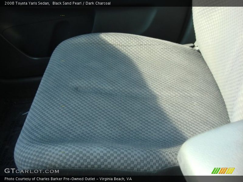 Black Sand Pearl / Dark Charcoal 2008 Toyota Yaris Sedan