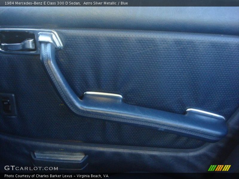 Astro Silver Metallic / Blue 1984 Mercedes-Benz E Class 300 D Sedan