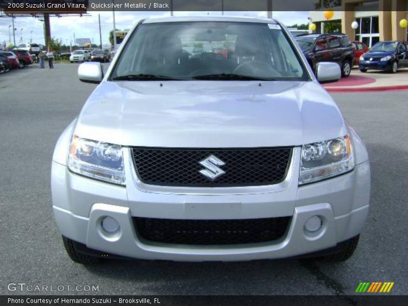 Quicksilver Metallic / Black 2008 Suzuki Grand Vitara