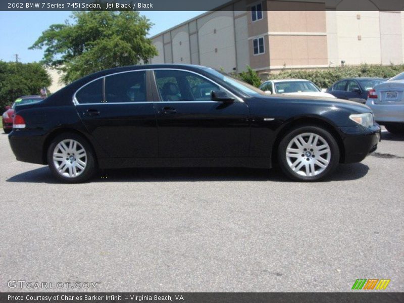 Jet Black / Black 2002 BMW 7 Series 745i Sedan