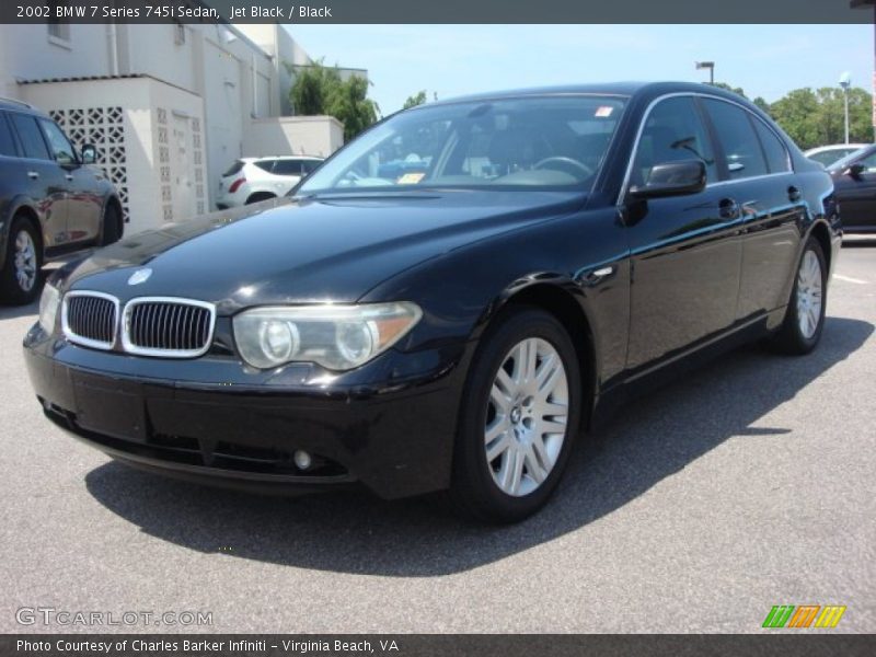 Jet Black / Black 2002 BMW 7 Series 745i Sedan