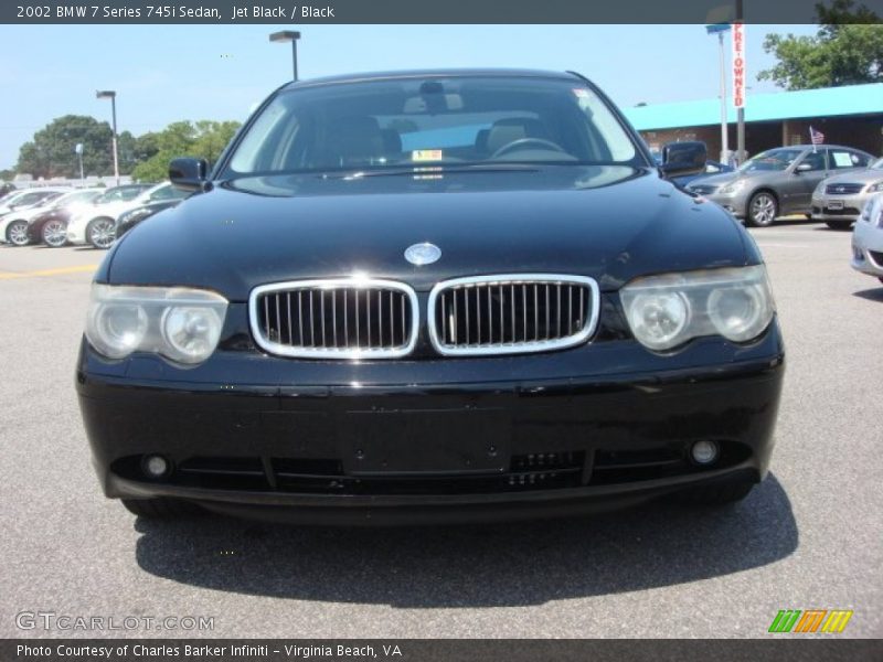 Jet Black / Black 2002 BMW 7 Series 745i Sedan