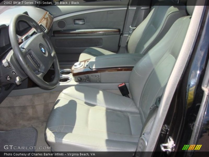 Jet Black / Black 2002 BMW 7 Series 745i Sedan