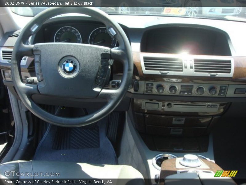 Jet Black / Black 2002 BMW 7 Series 745i Sedan