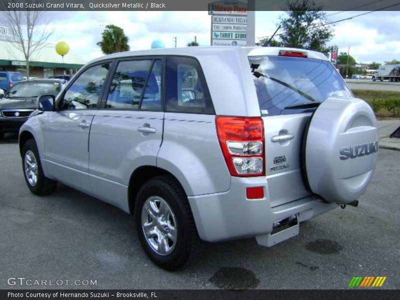 Quicksilver Metallic / Black 2008 Suzuki Grand Vitara