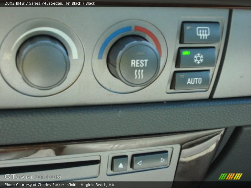 Jet Black / Black 2002 BMW 7 Series 745i Sedan
