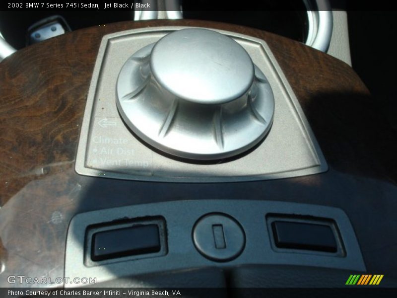 Jet Black / Black 2002 BMW 7 Series 745i Sedan