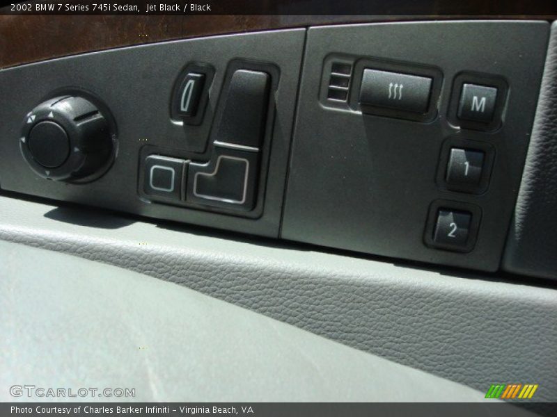 Jet Black / Black 2002 BMW 7 Series 745i Sedan