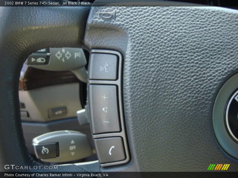 Jet Black / Black 2002 BMW 7 Series 745i Sedan