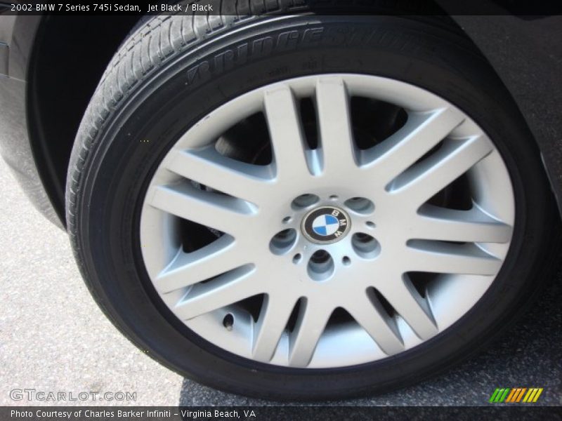 Jet Black / Black 2002 BMW 7 Series 745i Sedan