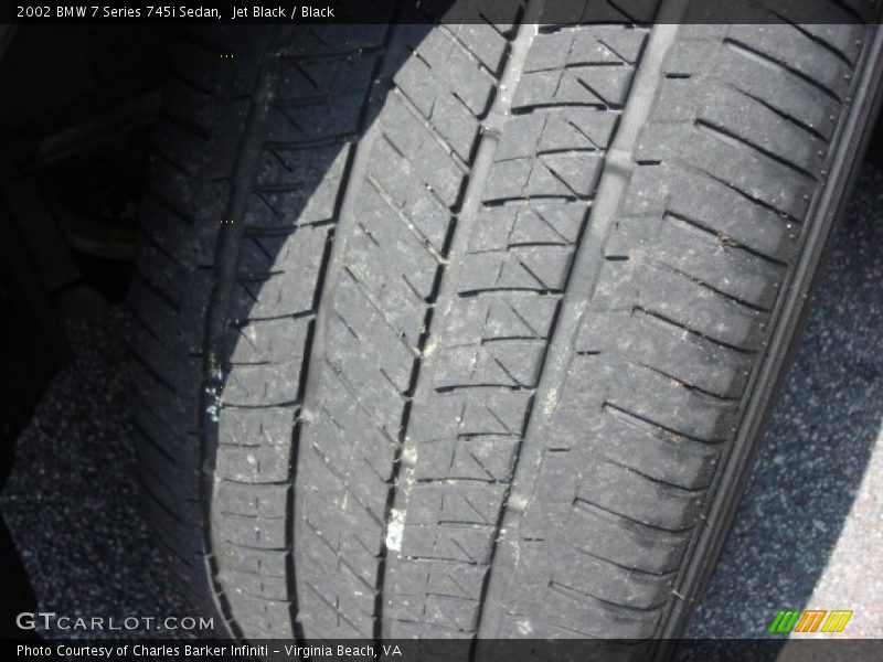Jet Black / Black 2002 BMW 7 Series 745i Sedan
