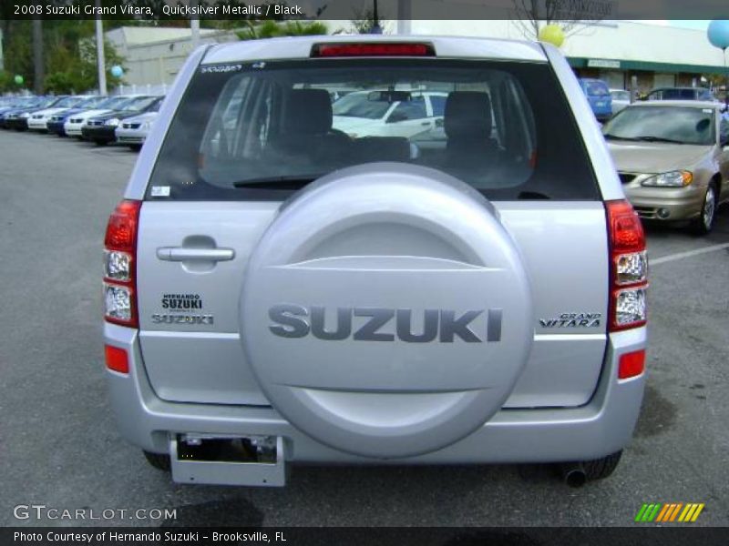 Quicksilver Metallic / Black 2008 Suzuki Grand Vitara