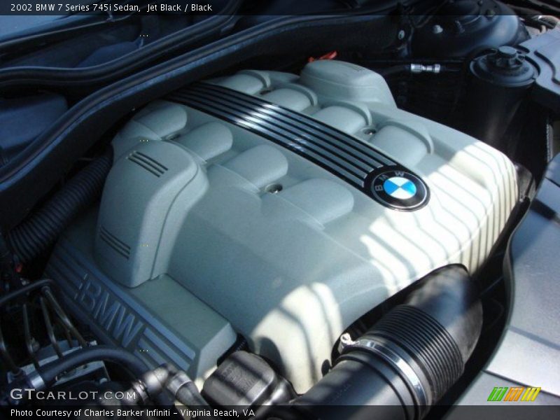 Jet Black / Black 2002 BMW 7 Series 745i Sedan
