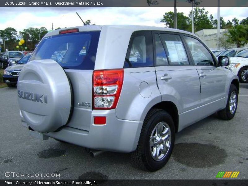 Quicksilver Metallic / Black 2008 Suzuki Grand Vitara