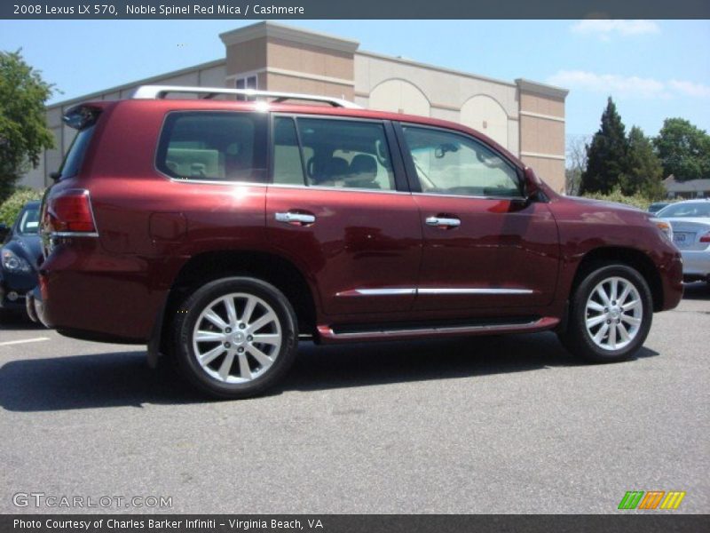 Noble Spinel Red Mica / Cashmere 2008 Lexus LX 570