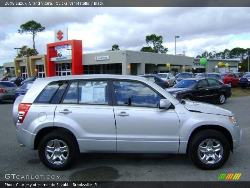 Quicksilver Metallic / Black 2008 Suzuki Grand Vitara