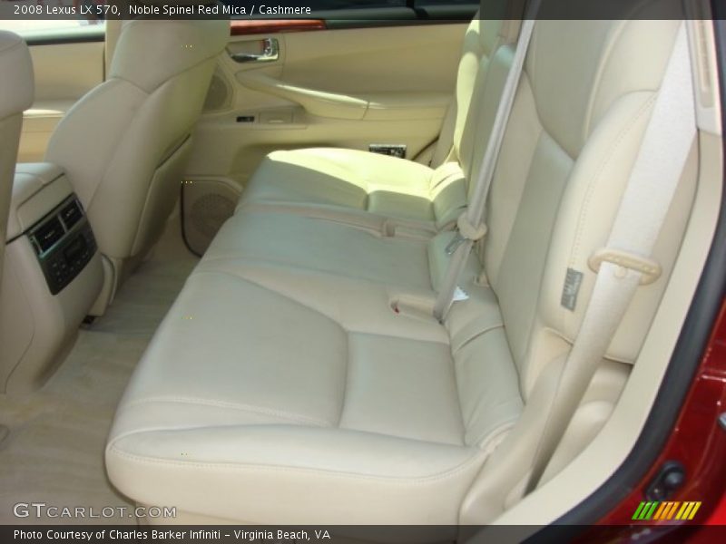 Noble Spinel Red Mica / Cashmere 2008 Lexus LX 570