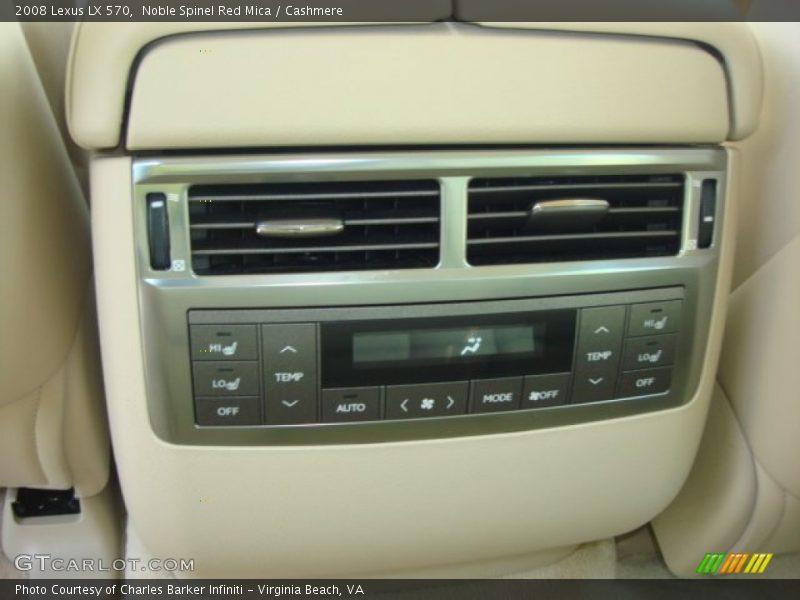 Noble Spinel Red Mica / Cashmere 2008 Lexus LX 570