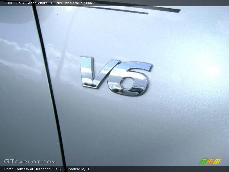 Quicksilver Metallic / Black 2008 Suzuki Grand Vitara