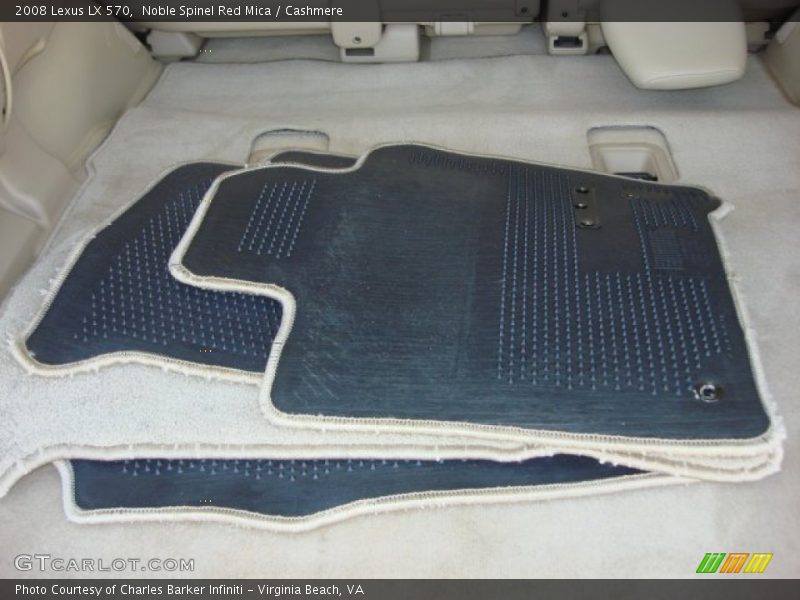 Noble Spinel Red Mica / Cashmere 2008 Lexus LX 570