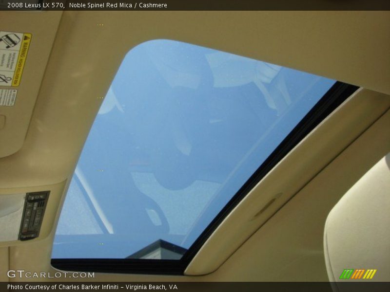 Noble Spinel Red Mica / Cashmere 2008 Lexus LX 570
