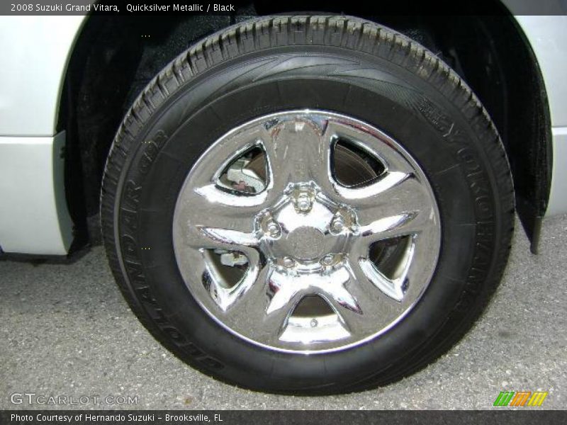 Quicksilver Metallic / Black 2008 Suzuki Grand Vitara