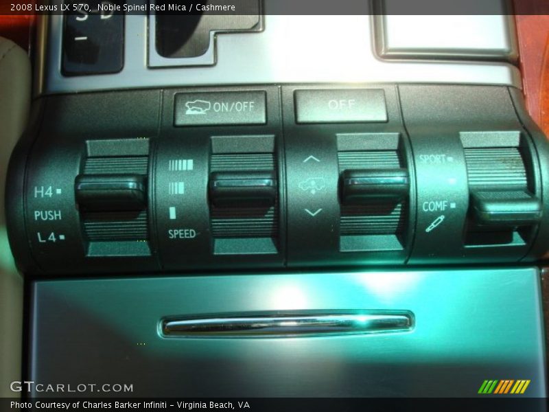 Noble Spinel Red Mica / Cashmere 2008 Lexus LX 570