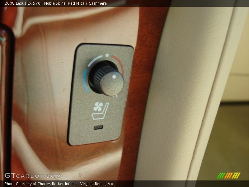 Noble Spinel Red Mica / Cashmere 2008 Lexus LX 570