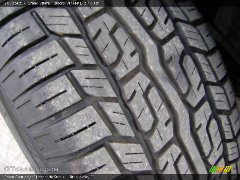 Quicksilver Metallic / Black 2008 Suzuki Grand Vitara