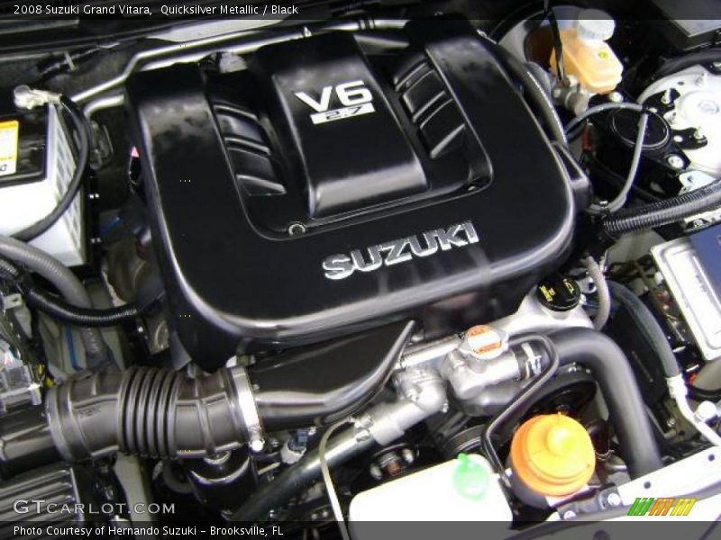 Quicksilver Metallic / Black 2008 Suzuki Grand Vitara