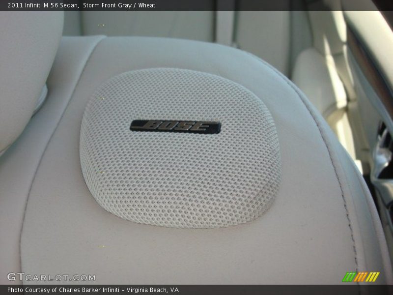 Storm Front Gray / Wheat 2011 Infiniti M 56 Sedan