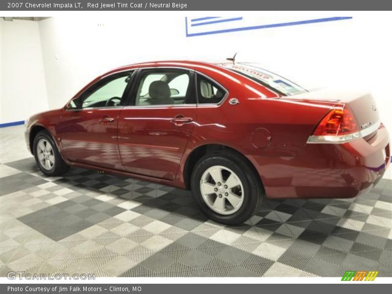 Red Jewel Tint Coat / Neutral Beige 2007 Chevrolet Impala LT