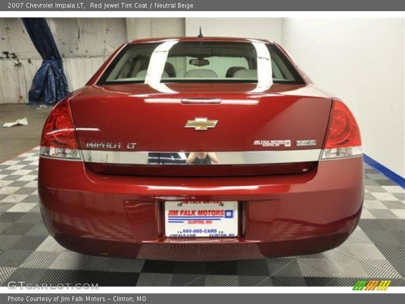 Red Jewel Tint Coat / Neutral Beige 2007 Chevrolet Impala LT