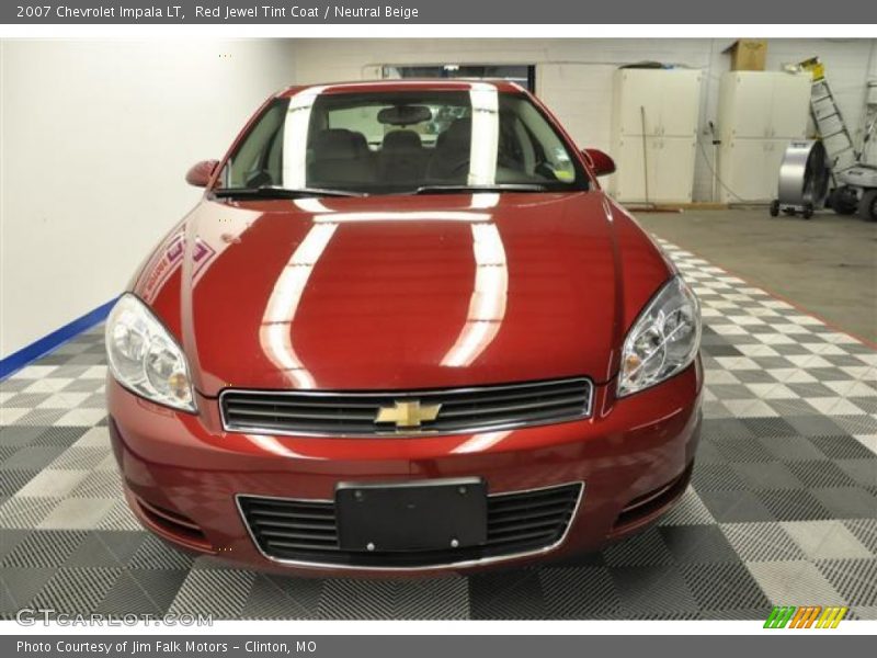 Red Jewel Tint Coat / Neutral Beige 2007 Chevrolet Impala LT