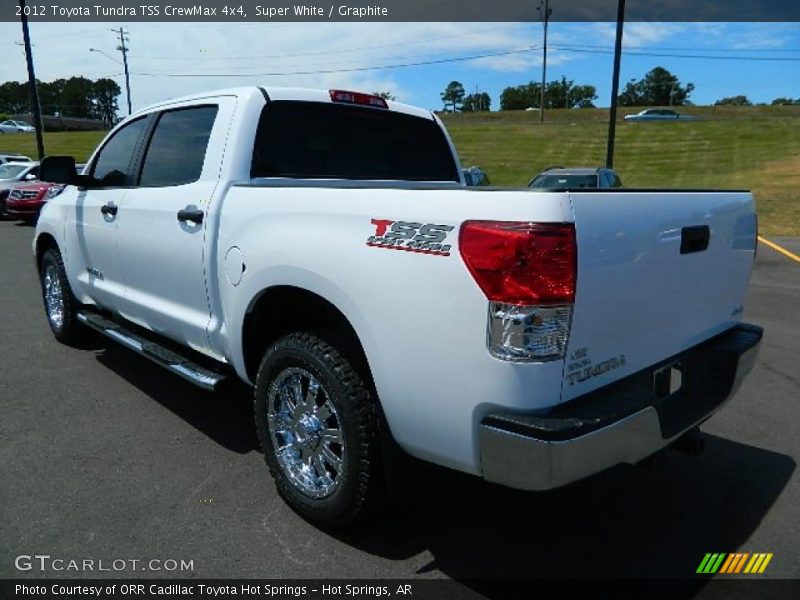 Super White / Graphite 2012 Toyota Tundra TSS CrewMax 4x4