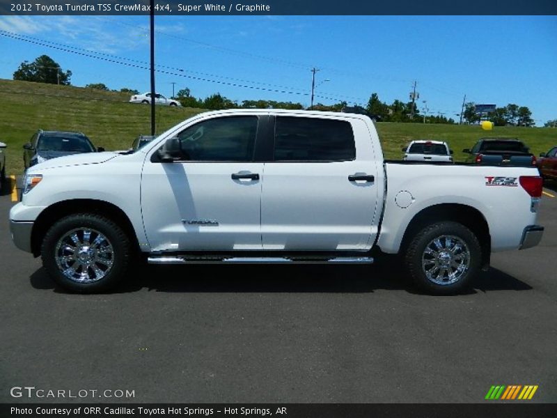 Super White / Graphite 2012 Toyota Tundra TSS CrewMax 4x4
