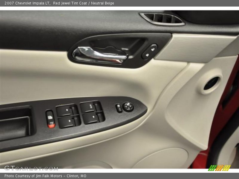 Red Jewel Tint Coat / Neutral Beige 2007 Chevrolet Impala LT