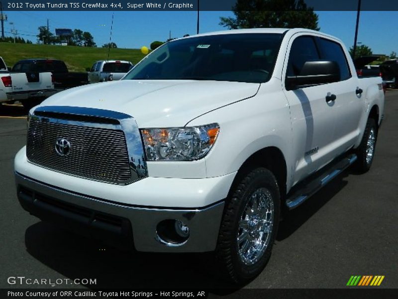 Super White / Graphite 2012 Toyota Tundra TSS CrewMax 4x4