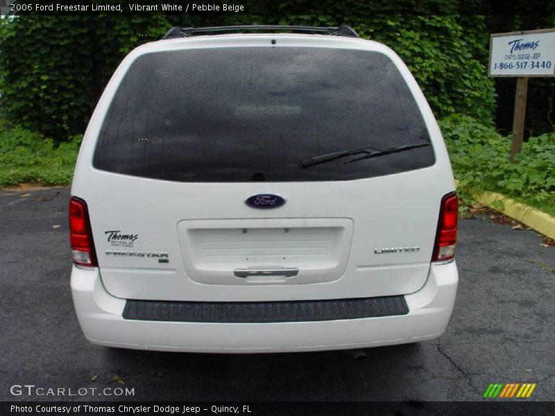 Vibrant White / Pebble Beige 2006 Ford Freestar Limited