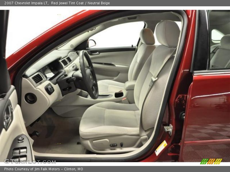Red Jewel Tint Coat / Neutral Beige 2007 Chevrolet Impala LT