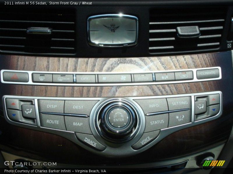 Storm Front Gray / Wheat 2011 Infiniti M 56 Sedan