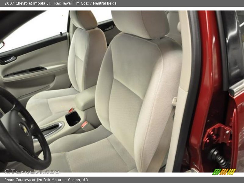 Red Jewel Tint Coat / Neutral Beige 2007 Chevrolet Impala LT